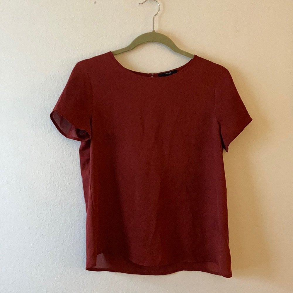Red Forever 21 Blouse